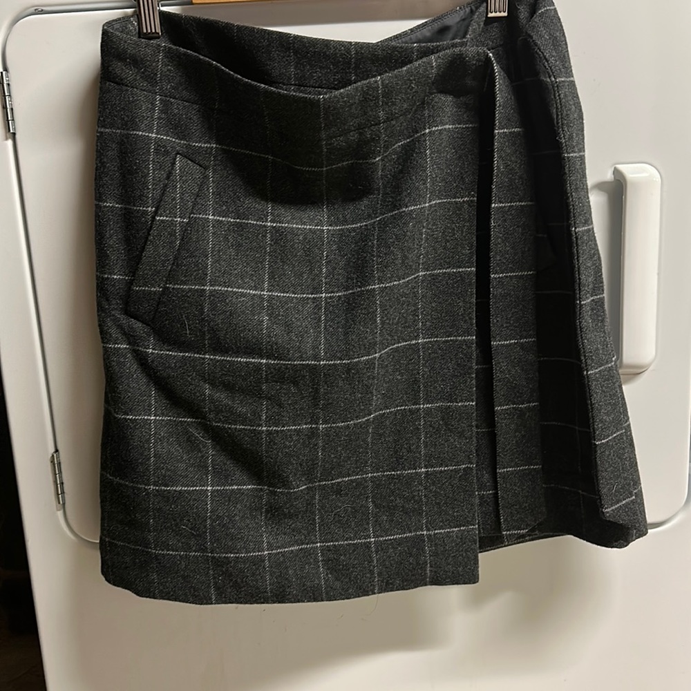 J.crew Wrap wool skirt